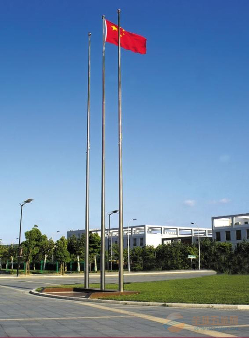 廣場錐形旗桿