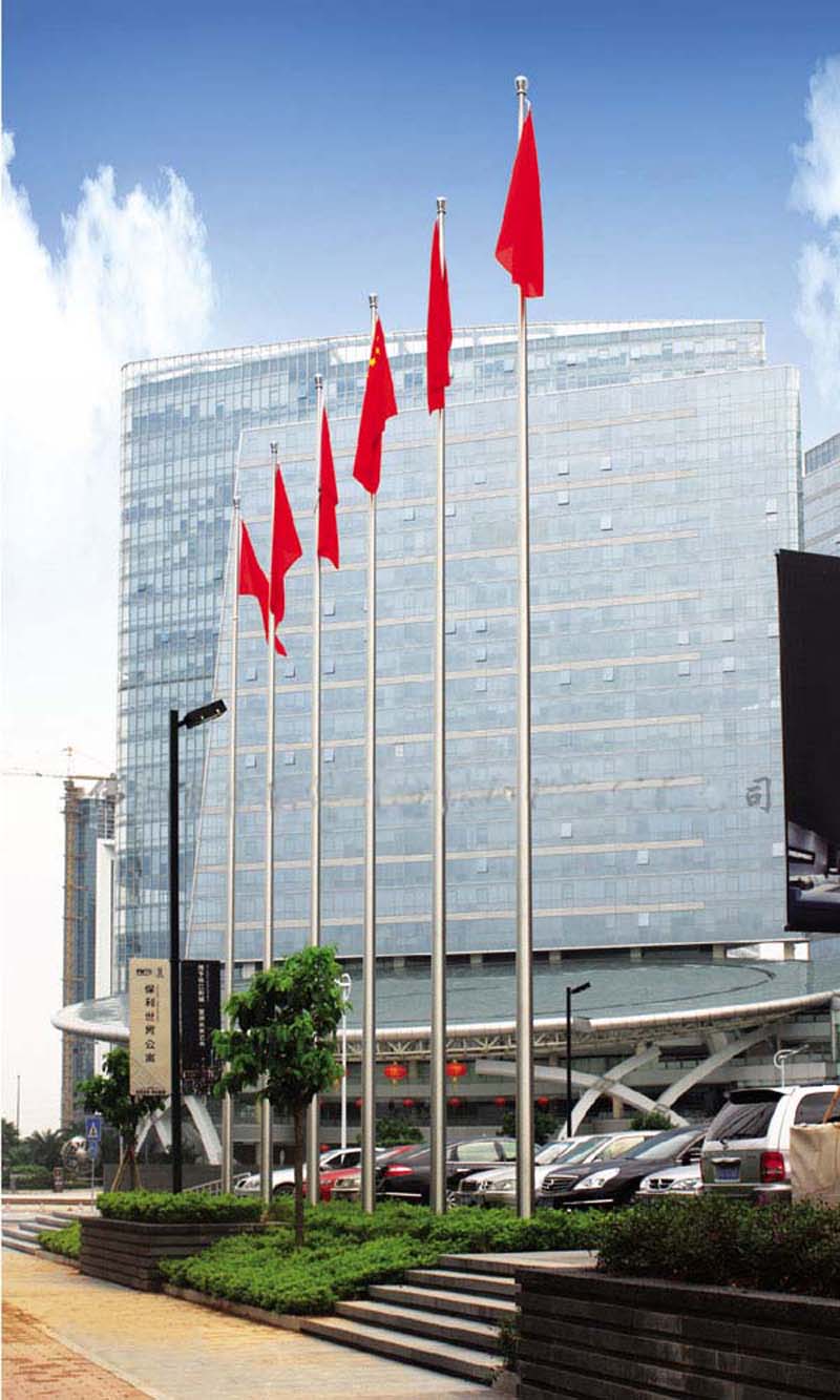 酒店錐形旗桿