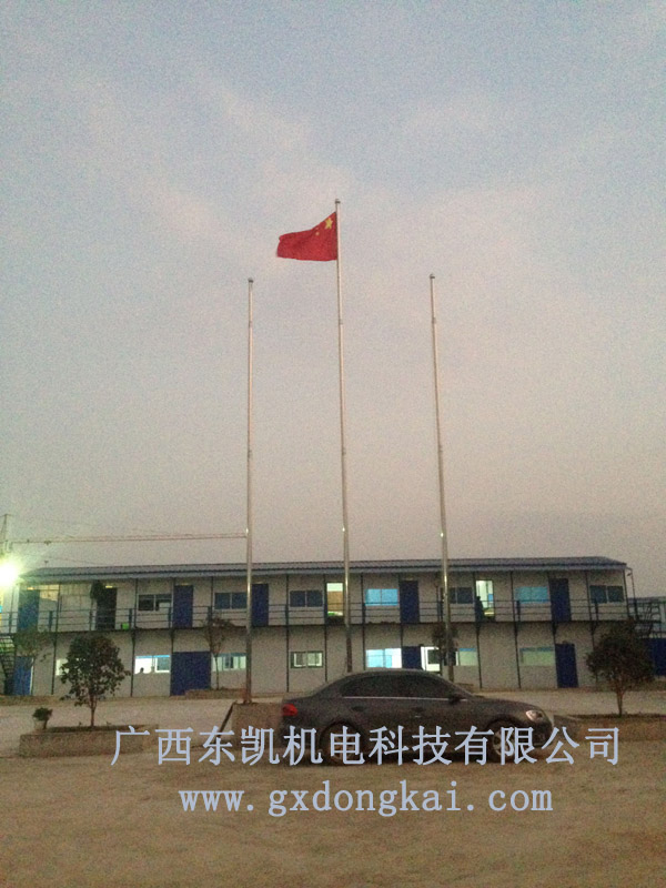 中泰集團項目分節(jié)旗桿-2