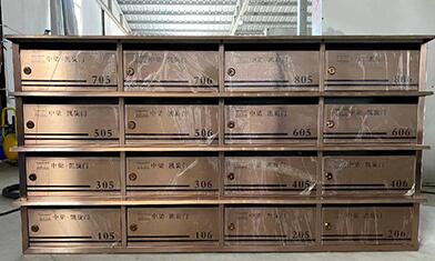玫瑰金、鈦金信報(bào)箱